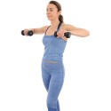 Vinüülhantel 2 kg VDB ENERO FIT, must – 1 tk