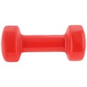3 kg vinüülhantel VDB ENERO FIT (punane) – 1 tk