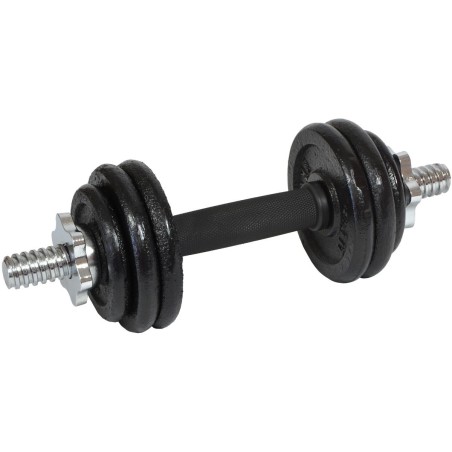 7 kg malmist hantel kohvris – 9-osaline komplekt