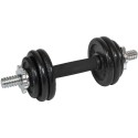 7 kg malmist hantel kohvris – 9-osaline komplekt