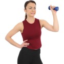 1 kg vinüülhantel VDB ENERO FIT, sinine – fitness ja taastusravi