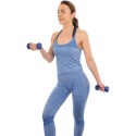 1 kg vinüülhantel VDB ENERO FIT, sinine – fitness ja taastusravi