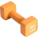Neopreenkattega hantlikomplekt 2x4 kg Pure 2 Improve (oranž)
