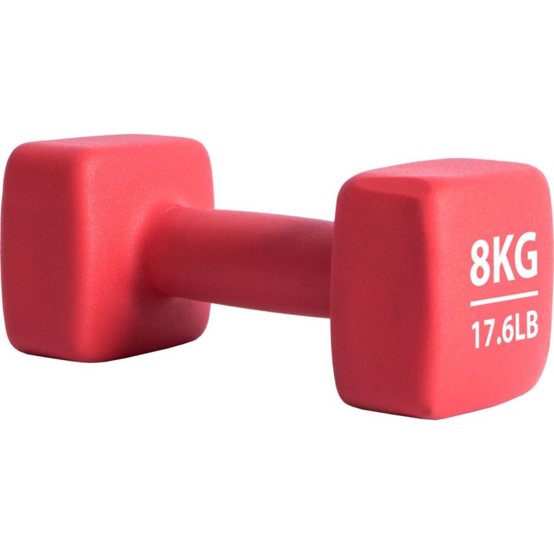 Neopreenist hantel 8 kg Pure 2 Improve, punane | Malmist hantel