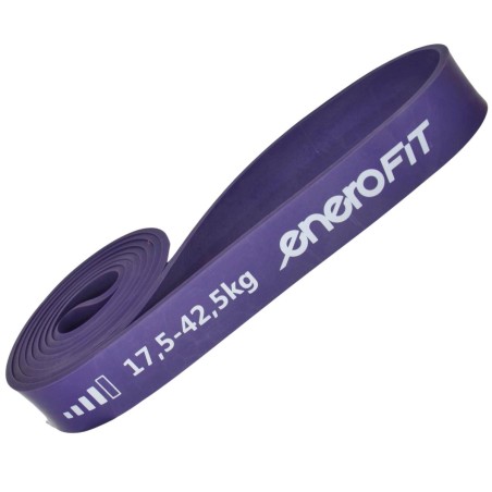 Treeningkumm vastupidavuslint Power Band 17,5–42,5 kg lilla ENERO FIT
