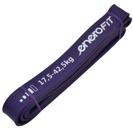 Treeningkumm vastupidavuslint Power Band 17,5–42,5 kg lilla ENERO FIT