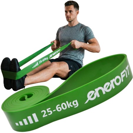 Kummist vastupidav lint 25–60 kg roheline ENERO FIT