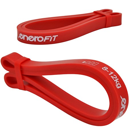 ENERO FIT Mini Band treeningkumm 8–12 kg, punane