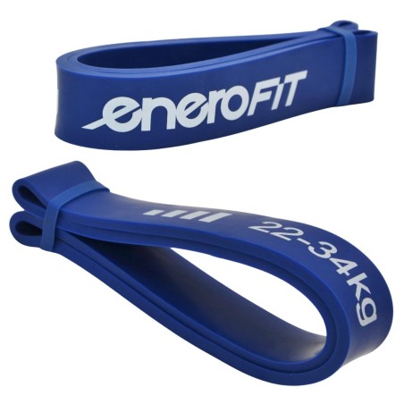 Treeningkumm miniband 22–34 kg ENERO FIT, sinine kummiteip