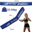 Treeningkumm miniband 22–34 kg ENERO FIT, sinine kummiteip