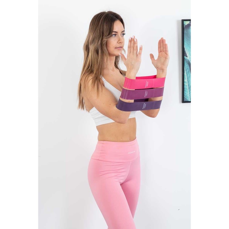 Treeningkummide komplekt MINI BAND 5in1 ENERO FIT – 5 takistust