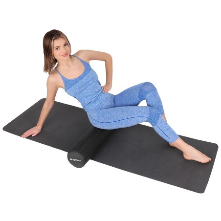 EVA massaažirull 15 × 60 cm (must) – ENERO FIT
