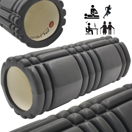 Massaažirull BLACK PURE 2 IMPROVE must 33 × 14,5 cm
