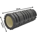 Massaažirull BLACK PURE 2 IMPROVE must 33 × 14,5 cm