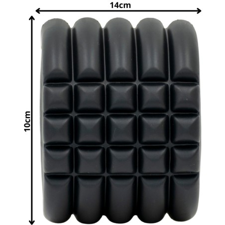 Massaažirull ENERO FIT 14x10 cm must – EVA vaht