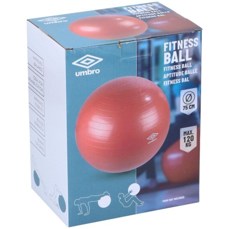 Fitnessipall 75 cm punane Umbro – võimlemispall