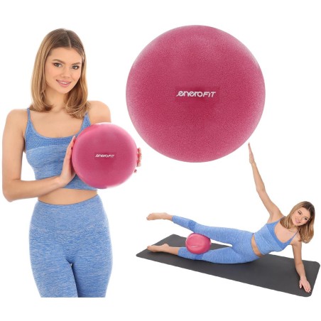 Võimlemispall 25 cm fuksia – Fitness pilates pall ENERO FIT