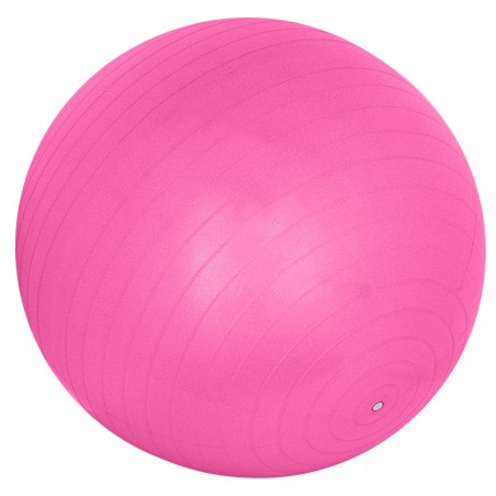Võimlemispall 75 cm antiburst roosa – PVC ja pump