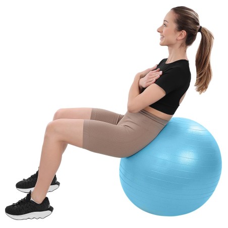 Võimlemispall 65 cm Antiburst sinine XQMAX