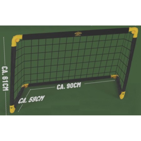 Jalgpallivärav võrguga, kokkupandav 90x59x61 cm Umbro