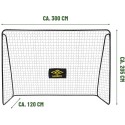Jalgpallivärav koos võrguga 300x205x120 cm Umbroga