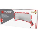 Jalgpallivärav 120x60x60 cm PURE 2 IMPROVE – valge/punane