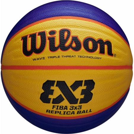 3x3 korvpall FIBA 3x3 Replica R.6 (kollane/sinine) WTB1033XB
