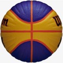 3x3 korvpall FIBA 3x3 Replica R.6 (kollane/sinine) WTB1033XB