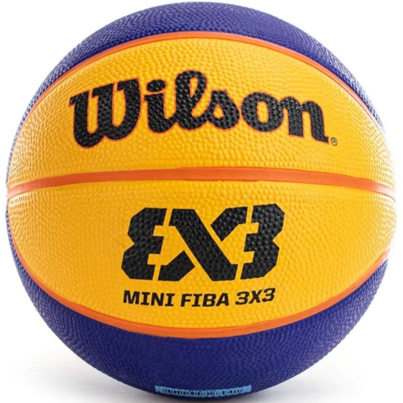 FIBA 3x3 minikorvpall suuruses 3 – oranž ja tumesinine