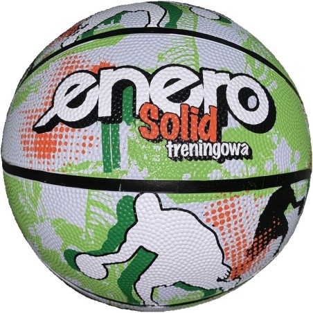 Suurus 7 korvpall ENERO Solid R.7 roheline-valge