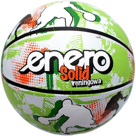 Suurus 7 korvpall ENERO Solid R.7 roheline-valge