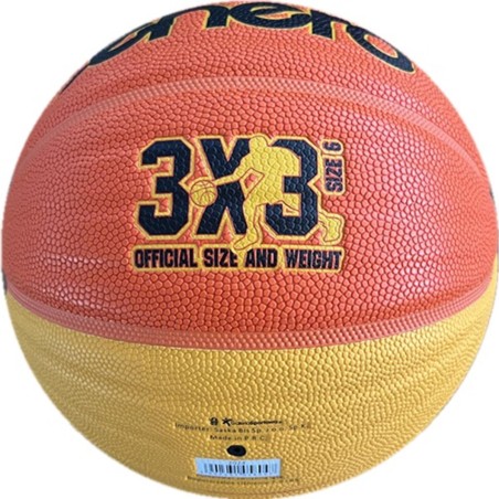 ENERO 3x3 R.6 3x3 korvpall, suurus 6, oranž-kollane