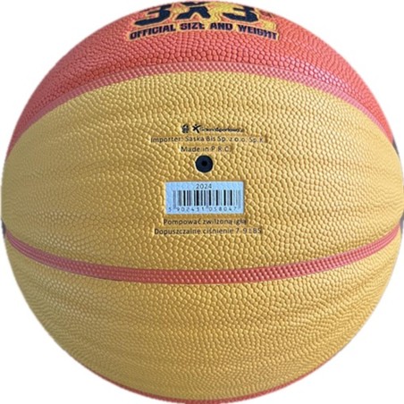 ENERO 3x3 R.6 korvpall, suurus 6 (oranž-kollane)