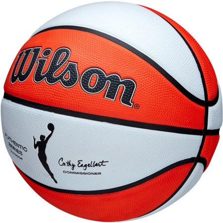 Väliskorvpall suurus 6 Wilson WNBA Auth Series Outdoor BSKT R.6 (oranž-valge)