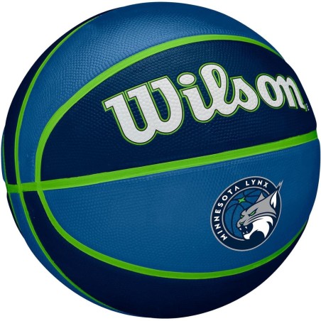 WILSON WNBA TEAM TRIBUTE BSKT MIN LYNX R.6 korvpall, suurus 6, sinine
