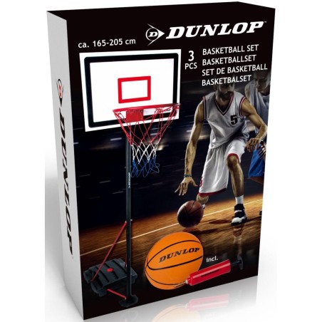 Reguleeritav korvpalli komplekt DUNLOP 1,65–2,05 m 3IN1