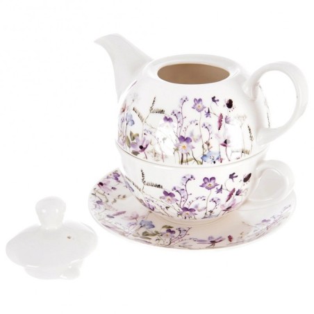 LOUKA portselanist lillepott teetassiga, 3 tk. | FreshDesign.ee