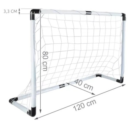 Jalgpallivärav + pall + pump 