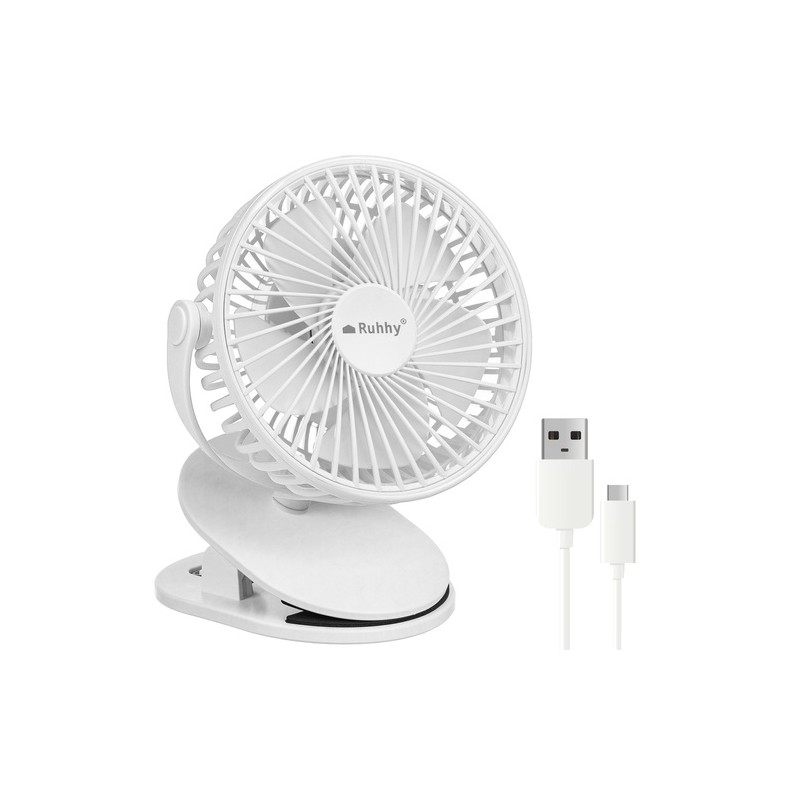 Akuventilaator valge Ruhhy 