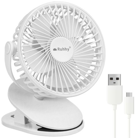 Akuventilaator valge Ruhhy 