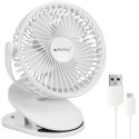 Akuventilaator valge Ruhhy 