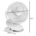 Akuventilaator valge Ruhhy 