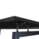 Must kokkupandav puidust kirjutuslaud 