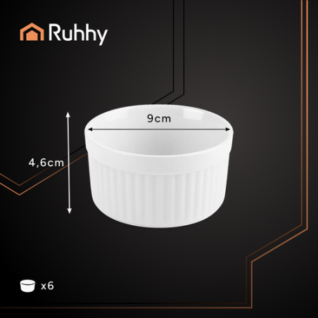 Ramekin - ahjunõu 6 tk.