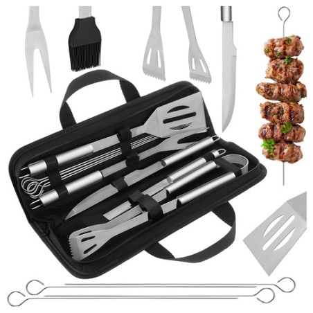 Grillitööriistade komplekt - 9 tk. Kaminer 