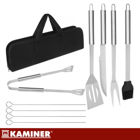 Grillitööriistade komplekt - 9 tk. Kaminer 