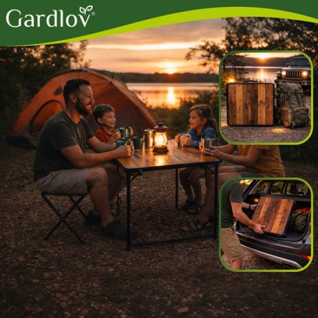 Gardlov kokkupandav aialaud + 4 tooli