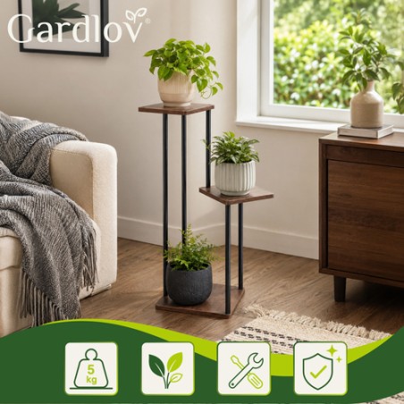 Gardlov seisev lillealus 78cm - 3 riiulit