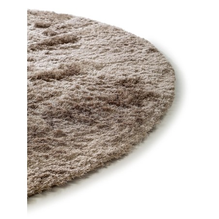 Shaggy Rug vaip Whisper Helepruun ø 160 cm