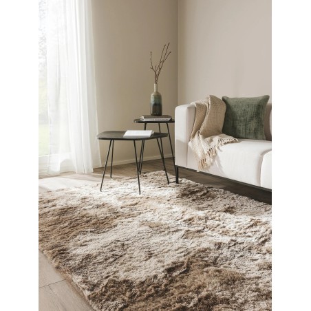 Shaggy Rug Whisper Helepruun 160x230 cm